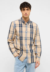 Męska Koszula Mustang Style Chester Big Check Navy 1017529 12858