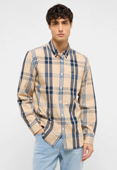 Męska Koszula Mustang Style Chester Big Check Navy 1017529 12858
