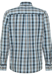Męska Koszula Mustang Style Chester Poplin Multi Check Blue 1016958 12783
