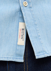 Męska Koszula Mustang Style Cullman Denim Blue 1016946 5000 200