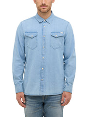 Męska Koszula Mustang Style Duver Denim Blue 1016950 5000 200