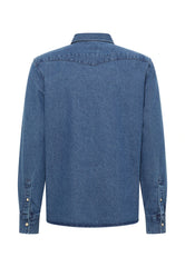 Męska Koszula Mustang Style Duver Denim Blue 1017538 5000 500