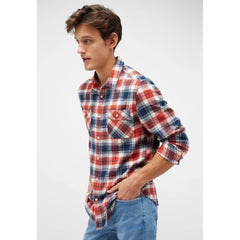 Męska Koszula Mustang Style Eastbridge Multicheck Red 1014768 12551