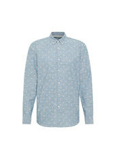 Męska Koszula Mustang Style Elmore Ikat Light Chambray 1016948 12766