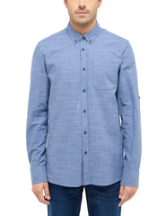 Męska Koszula Mustang Style Rawlins Middle Blue Two Tone 1016247 12722