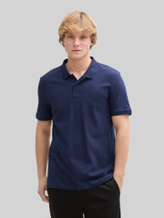 Męska Koszulka Polo Tom Tailor Basic Polo Dark Blueberry 1045587 34590
