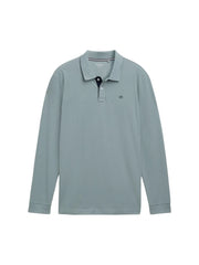 Męska Koszulka Polo Tom Tailor Basic Polo With Contrast Grey Mint 1043278 27475