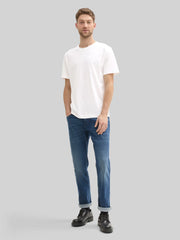 Dwupak Męska Koszulka Tom Tailor Doublepack Crewneck Tee White 1037741 20000