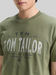 Dwupak Męska Koszulka Tom Tailor Doublepack T-shirt Oak Leaf Green 1048076 10314