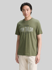 Dwupak Męska Koszulka Tom Tailor Doublepack T-shirt Oak Leaf Green 1048076 10314