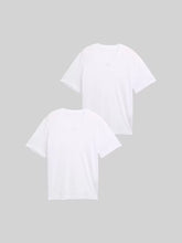 Zestaw Męskich Koszulek Tom Tailor Dwupak V-neck Tee White 1037738 20000
