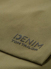 Męska Kurtka Tom Tailor Tech Hooded Parka Jungle Soil Green 1046899 11848