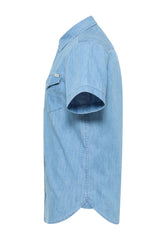 Męska koszula Mustang Style Eloy Denim Blue 1016467 5000 100