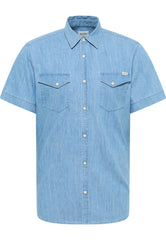 Męska koszula Mustang Style Eloy Denim Blue 1016467 5000 100