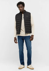 Męski Bezrękawnik Kamizelka Mustang Style Dublin Jet Black 1016888 4188