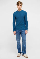 Męski Sweter Mustang Style Elliot Dark Blue 1017412 5232