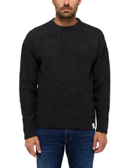 Męski Sweter Mustang Style Elwood Anthra Melange 1015822 4151