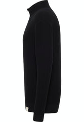 Męski Sweter Mustang Style Emil T Ziptroyer Black 1014440 4142