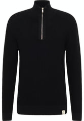 Męski Sweter Mustang Style Emil T Ziptroyer Black 1014440 4142