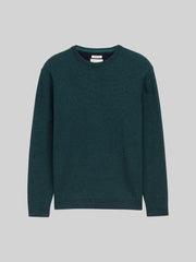 Męski Sweter Tom Tailor Structured Crewneck Knit Jasper Green Navy Twotone 1047570 38770