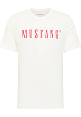 Męski T-Shirt Koszulka Mustang Style Austin Cannoli Cream 1014695 2084