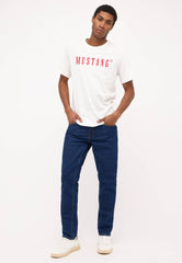 Męski T-Shirt Koszulka Mustang Style Austin Cannoli Cream 1014695 2084