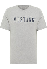 Męski T-Shirt Koszulka Mustang Style Austin Mid Grey Melange 1014695 4140