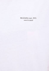 Męski T-Shirt Mustang Akron Bright White 1016284 2007