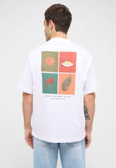 Męski T-Shirt Mustang Akron Bright White 1016284 2007