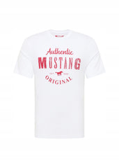 Męski T-Shirt Mustang Style Alex C Print General White 1012988 2045