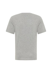 Męski T-Shirt Mustang Style Alex C Print Mid Grey Mélange 1012988 4140
