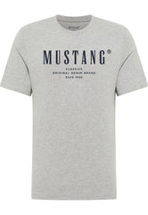 Męski T-Shirt Mustang Style Alex Mid Grey Mélange 1017330 4140