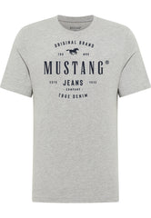 Męski T-Shirt Mustang Style Alex Mid Grey Mélange 1017332 4140