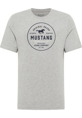 Męski T-Shirt Mustang Style Alex Mid Grey Mélange 1017334 4140
