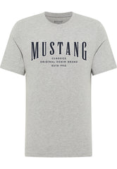 Męski T-Shirt Mustang Style Alex Mid Grey Mélange 1017336 4140