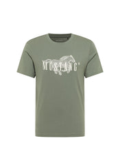 Męski T-Shirt Mustang Style Austin Agave Green 1016858 6473