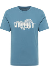 Męski T-Shirt Mustang Style Austin Bluestone 1016858 5180