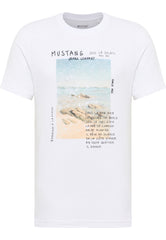 Męski T-Shirt Mustang Style Austin Bright White 1016282 2007
