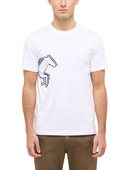 Męski T-Shirt Mustang Style Austin Bright White 1016493 2007