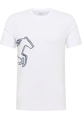 Męski T-Shirt Mustang Style Austin Bright White 1016493 2007