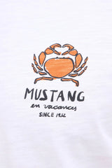 Męski T-Shirt Mustang Style Austin Bright White 1016495 2007