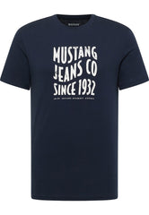 Męski T-Shirt Mustang Style Austin Dark Sapphire 1016272 4136
