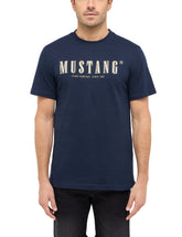 Męski T-Shirt Mustang Style Austin Dark Sapphire 1016281 4136