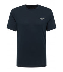 Męski T-Shirt Mustang Style Austin Dark Sapphire 1016857 4136