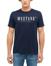 Męski T-Shirt Mustang Style Austin Dark Sapphire 1017125 4136