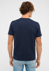Męski T-Shirt Mustang Style Austin Dark Sapphire 1017126 4136