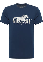 Męski T-Shirt Mustang Style Austin Dress Blues 1016492 5334