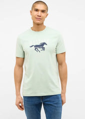 Męski T-Shirt Mustang Style Austin Frosty Green 1016484 6180