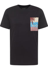 Męski T-Shirt Mustang Style Austin Jet Black 1016270 4188