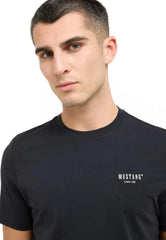 Męski T-Shirt Mustang Style Austin Jet Black 1016481 4188